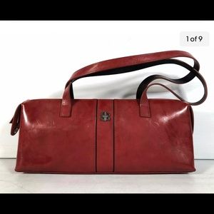 💐BOSCA POMEGRANITE W/Black B COLLECTION( Sold Out Every where) NWT